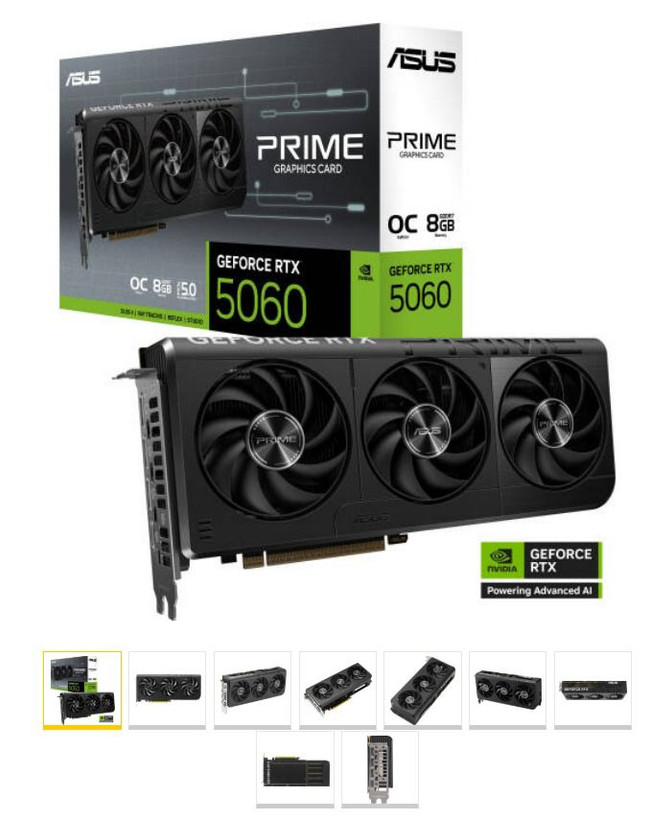 کارت گرافیک ASUS RTX 5060 Dual 8GB