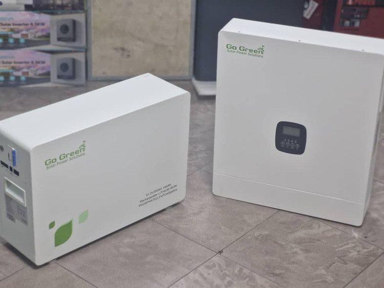 باتری لیتیوم برند Go Green 10KWH مدل GGESS 10kwh دویست آمپر ساعت 10 کیلووات ساعت