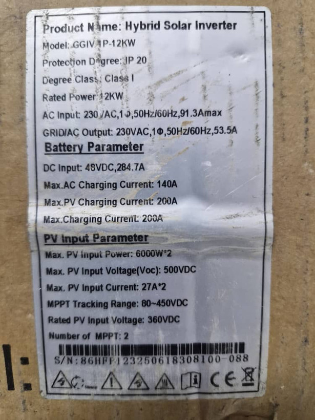 سانورتر گوگرین 12kw مدل GGIV 1p_ 12kw GO GREEN