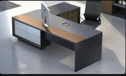 میز مدیریت ال دار قابل سفارش در ابعاد و رنگ های مختلف