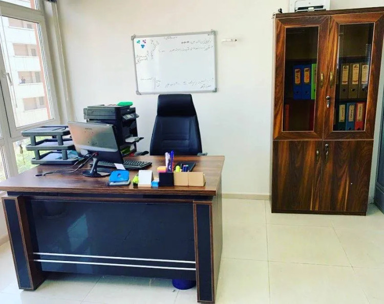 میز کارشناسی و کارمندی MDF ال دار کد E211 قابل سفارش در ابعاد و رنگ های مختلف