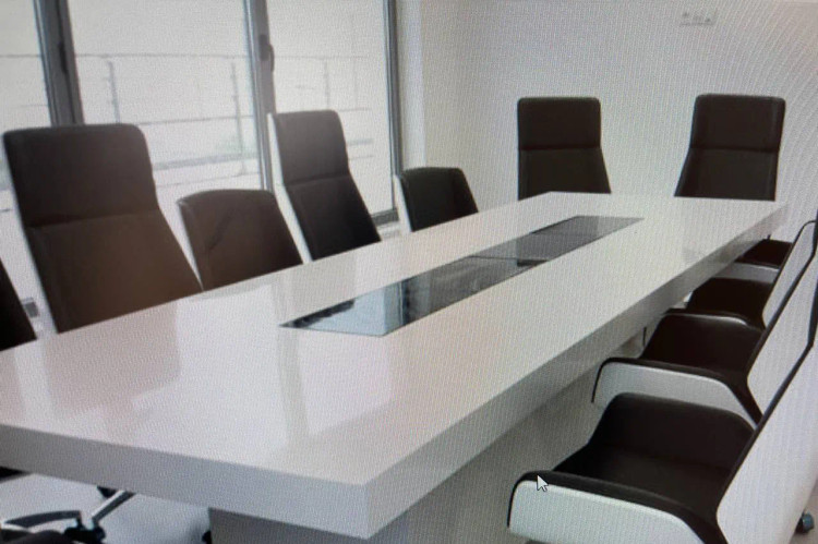 میز کنفرانس آبنوس C710 جنس ام دی اف قابل سفارش در ابعاد و رنگ های مختلف