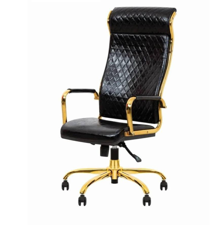 صندلی مدیریتی فریم طلایی کد M205